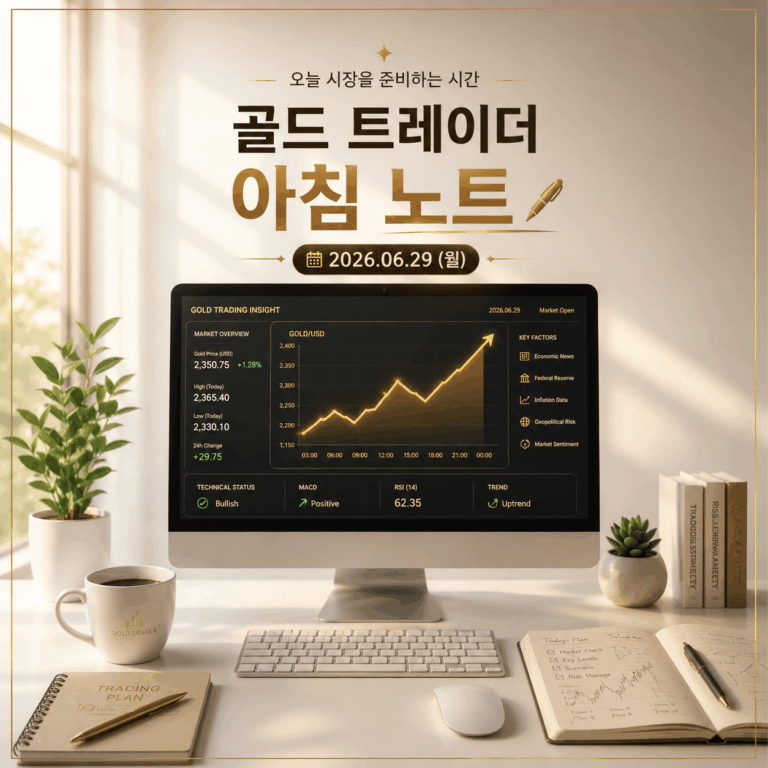 골드 트레이더 아침 노트 – 2026.06.29