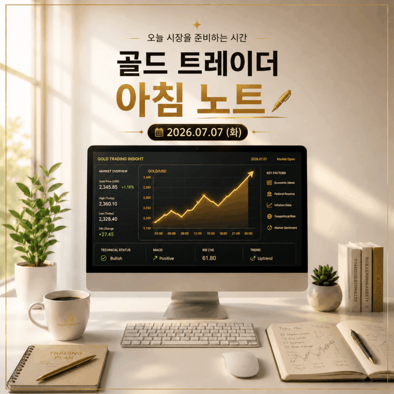 골드 트레이더 아침노트 – 2026.7.07