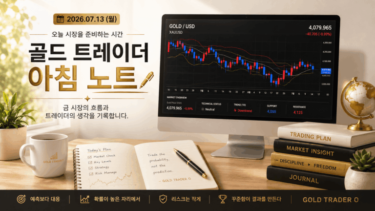 골드 트레이더 아침 노트 – 2026.07.13