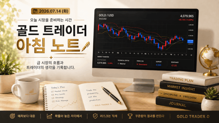 골드 트레이더 아침노트 – 2026.07.14