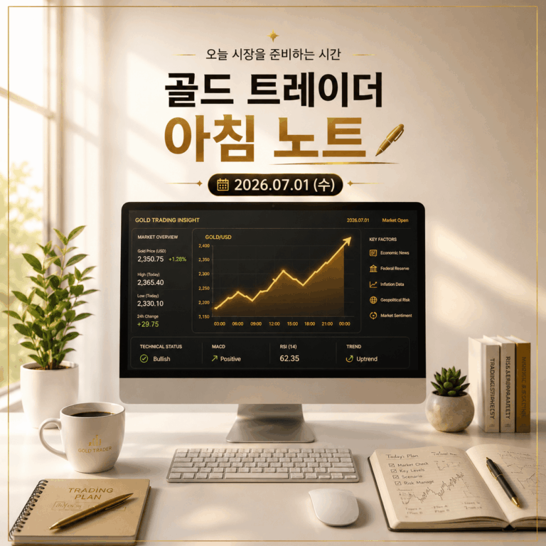 골드 트레이더 아침노트 – 2026.07.01