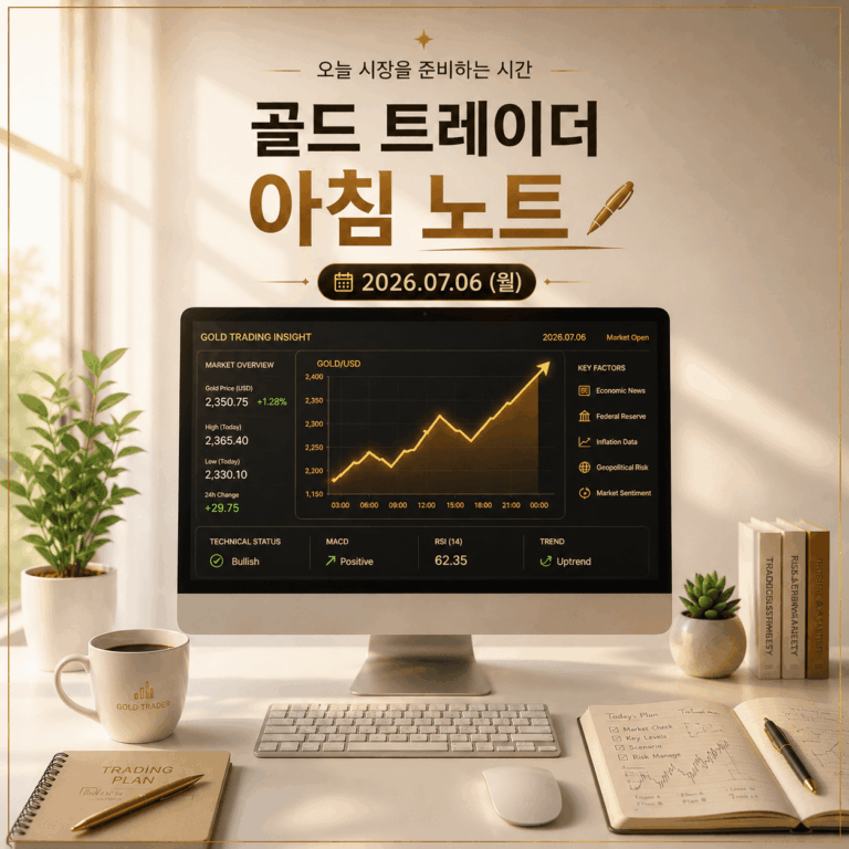 골드 트레이더 아침노트 – 2026.7.06
