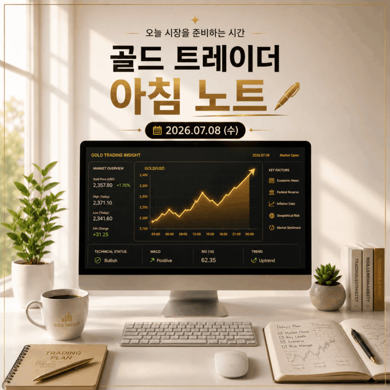 골드 트레이더 아침노트 – 2026.7.08